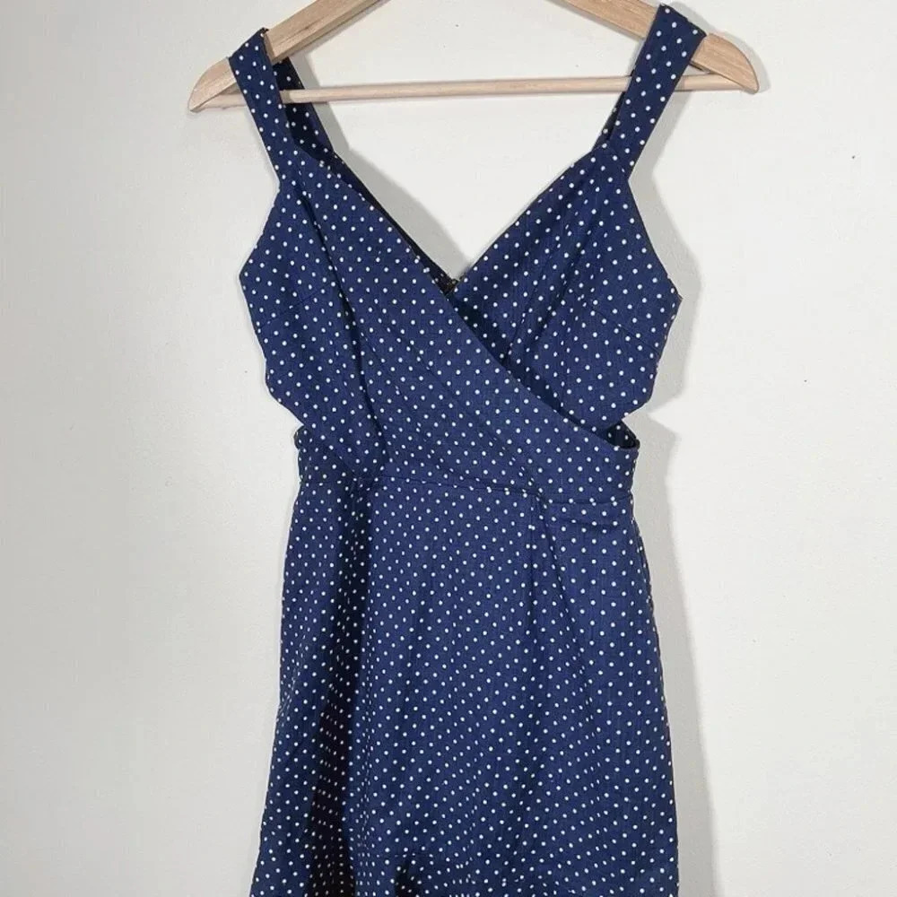 Anthropologie Greylin Cutoff Polka Dot Dress - Picture 4 of 12